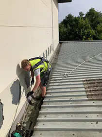 Ashford Industrial Roofing gutter cleaning